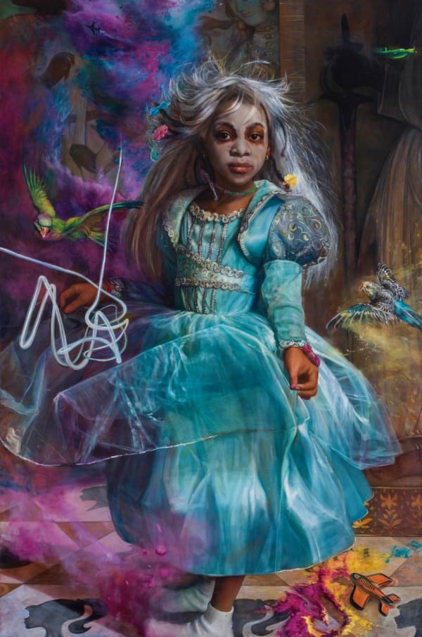 Margaret Bowland, Dust Up, 2015