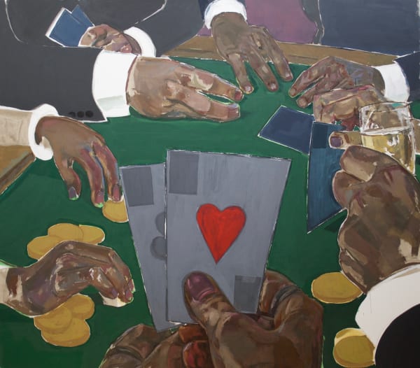 Enrico Riley, Untitled: Card Players, Riches of the Past, Present, Future, 2020