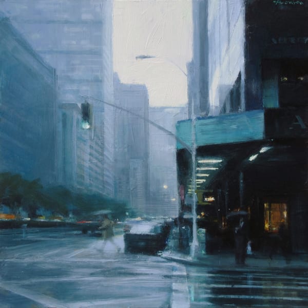 Ben Aronson, Rain, Park Avenue, 2018