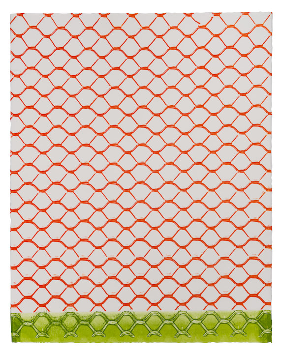Kahlil Robert Irving, Fence and grass (MIXED), 2016