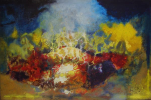 Aubrey Williams, Hymn to the Sun IV (Olmec Maya and Now Series), 1984