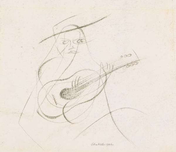 Man Playing Guitar