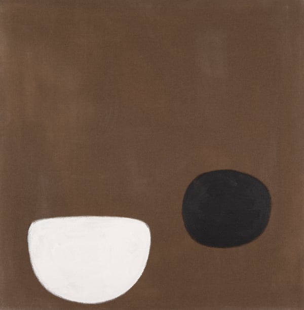 William Scott - White, Brown and Black, 1979