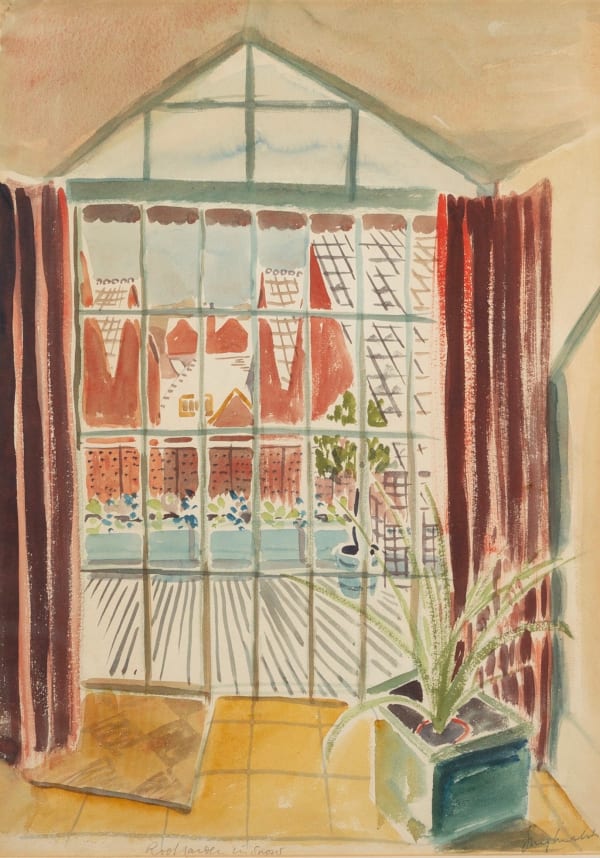 Guy Malet, Roof Garden in Snow (Holland Park Road), 1950 circa