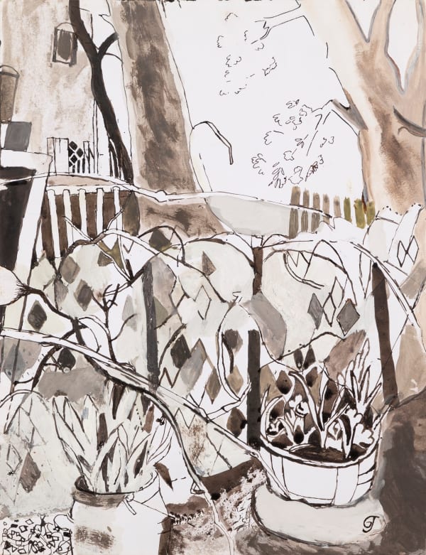 Gwyneth Johnstone, Garden Study