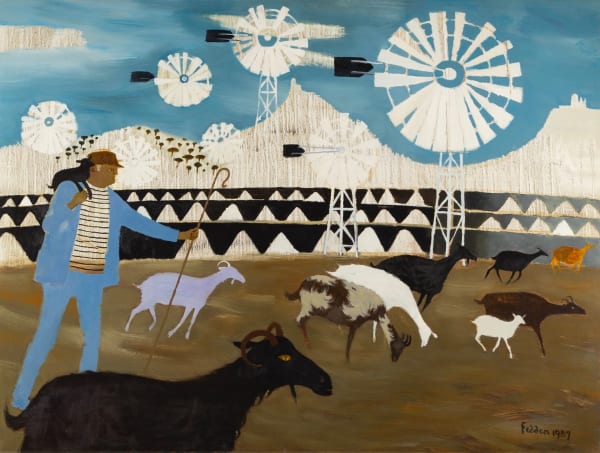 Mary Fedden, Goat (Lanzarote), 1987