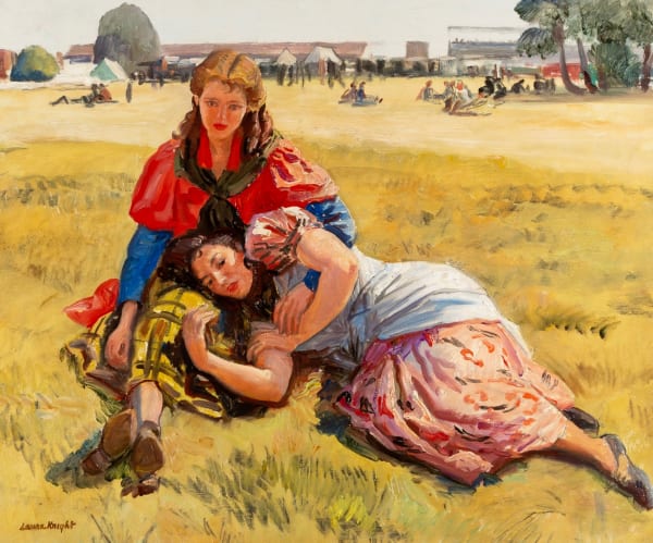 Laura Knight, Gypsies at Ascot, 1936-1938