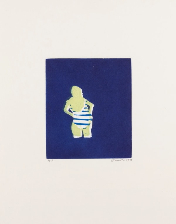 Untitled (Striped Swimsuit)