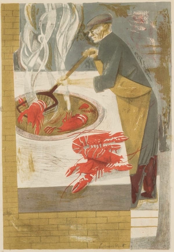 Richard Swaby Platt, Boiling Lobsters, 1953, circa