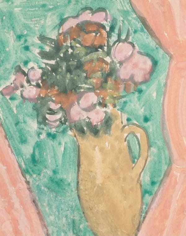 Gwen John, Des Fleurs à la Fenêtre (Flowers at the Window), 1928