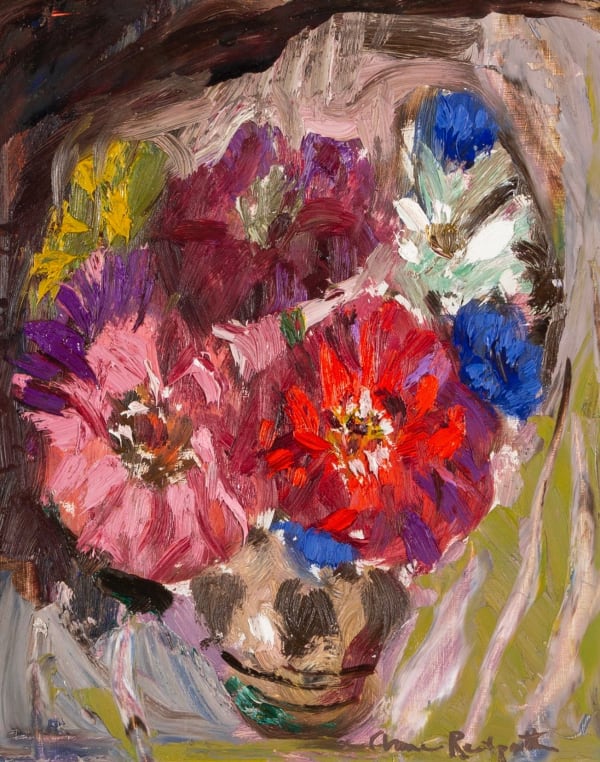 Anne Redpath - Zinnias