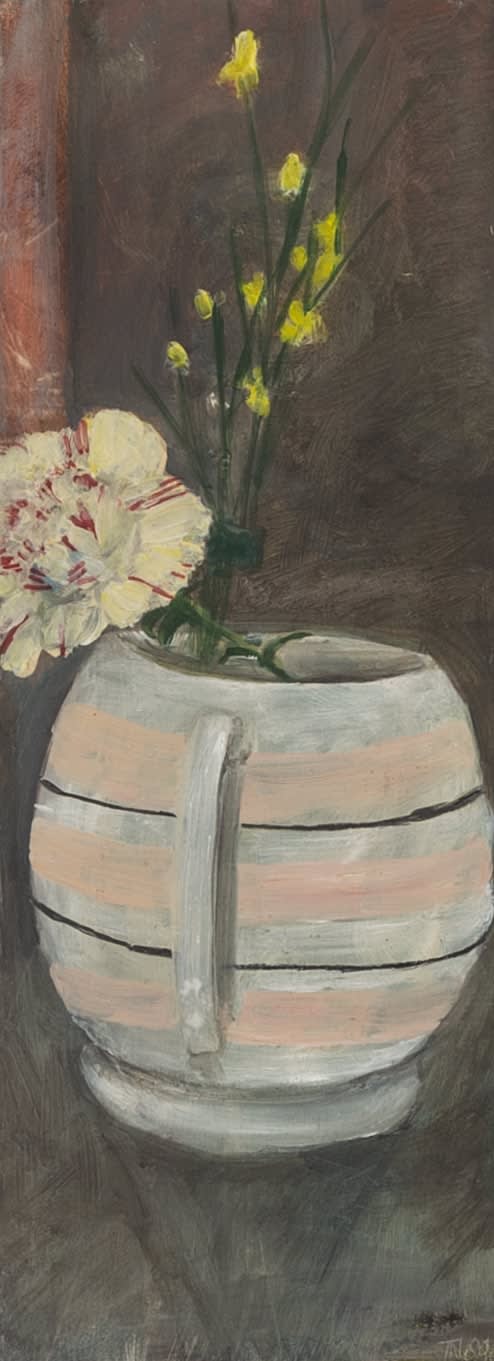 Pink Jug with Carnation