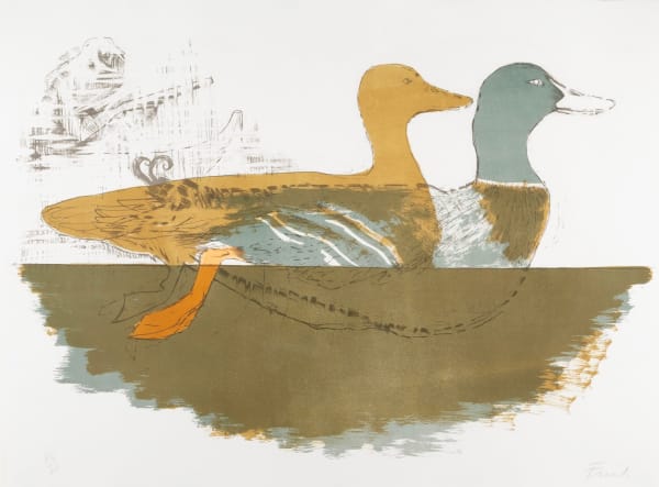 Elisabeth Frink - Ducks, from Images, 1967