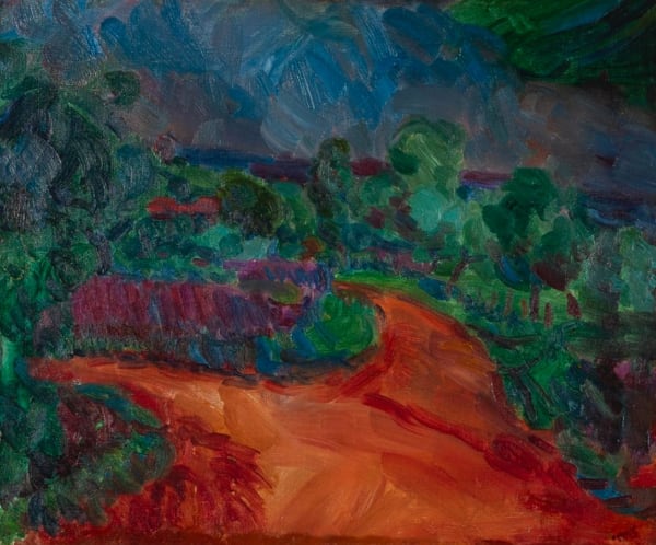 Matthew Smith, Landscape near Lyons, 1922, circa