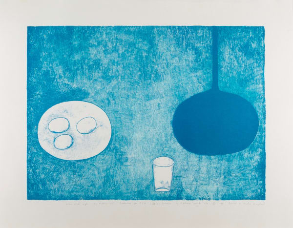 William Scott, Blue Still life, 1975