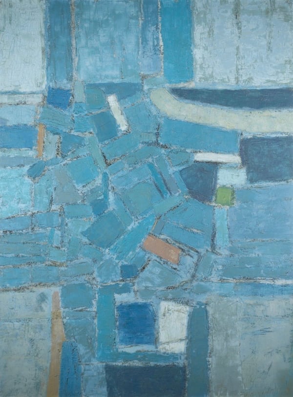 Patrick Venton, Landscape Forms (Blues with Green), 1964, circa