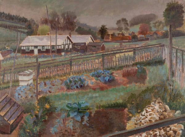 Gilbert Spencer - Cotswold Farm, 1928, circa