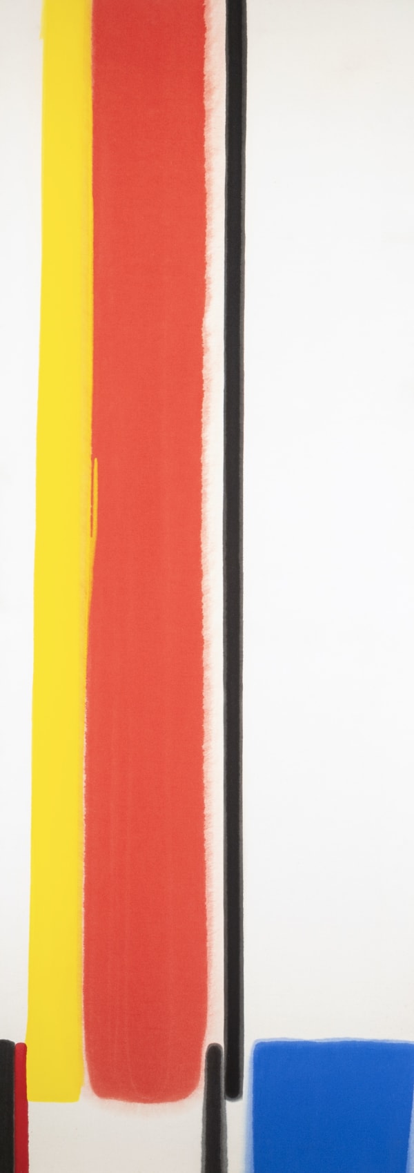 John Copnall, Red, Yellow, Black V (Blue), 1971