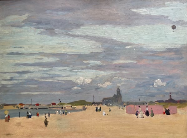 Gerald Festus Kelly, La plage des baraques (Calais, Summer), 1906 circa