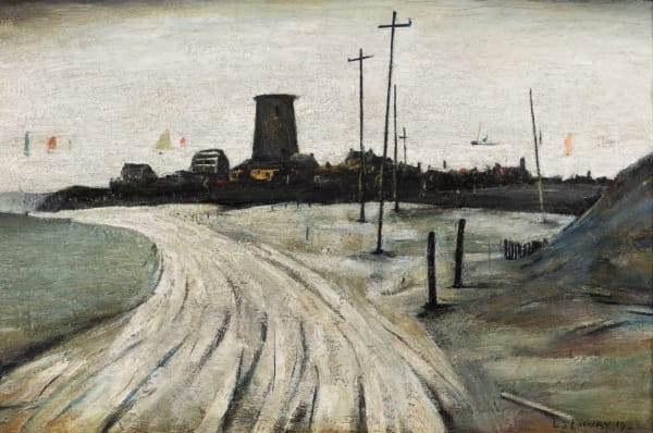 Laurence Stephen Lowry, An Old Windmill (Amlwch, Anglesey), 1941