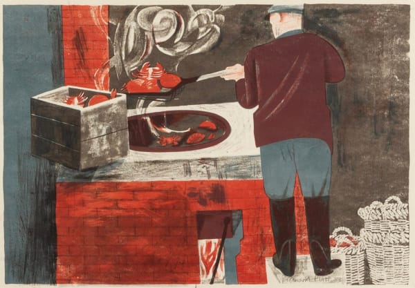 Richard Swaby Platt, Boiling Crabs, 1954