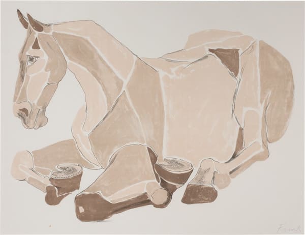 Elisabeth Frink, Resting Horse, 1981