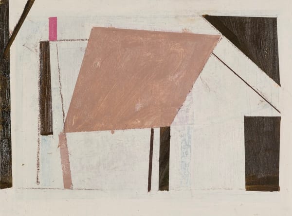 Daisy Cook, Abstract House (Pink), 2024