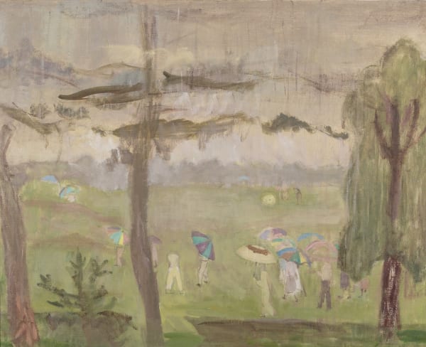 Mary Potter, Golfers in the Rain I (The Fourteenth Hole), 1956 circa