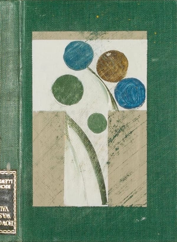 Daisy Cook, Book Cover with Abstract Green Flower, 2023