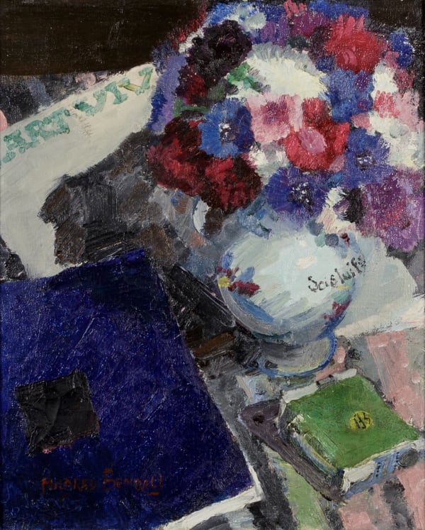 Mildred Bendall, Still life (with Book), 1925 circa