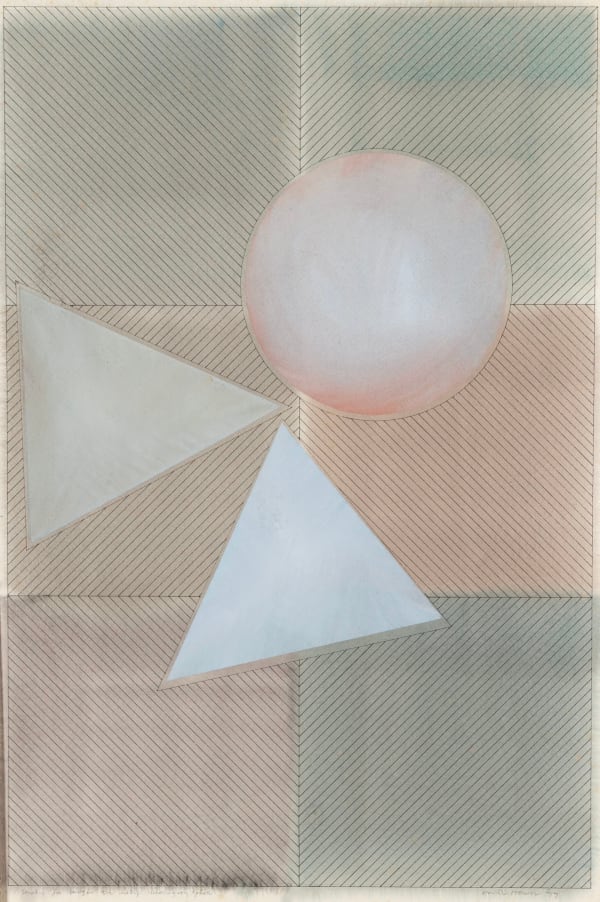 Grey/Pink, from Study for Larger Tri Motif Series
