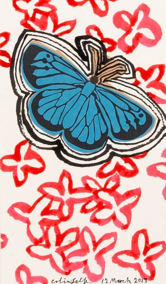 Colin Self, Butterfly Collage, 2013