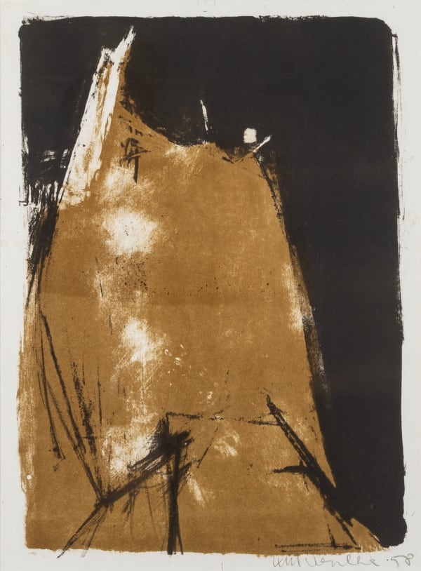 Karl Weschke, Black and Brown, 1958