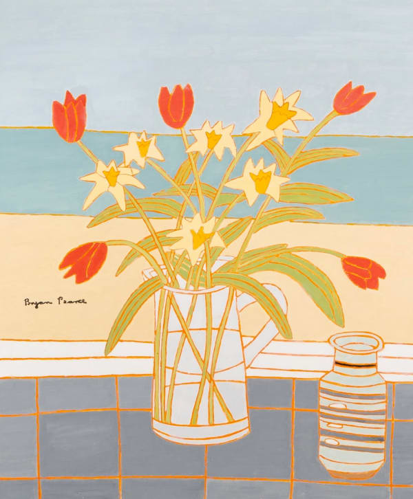 Bryan Pearce, Still Life with Tulips, 1987
