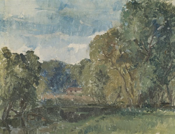 Landscape, House in the Woods