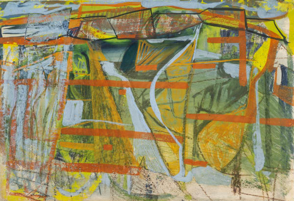 Peter Lanyon, Spring Anticoli (Rome), 1953-54