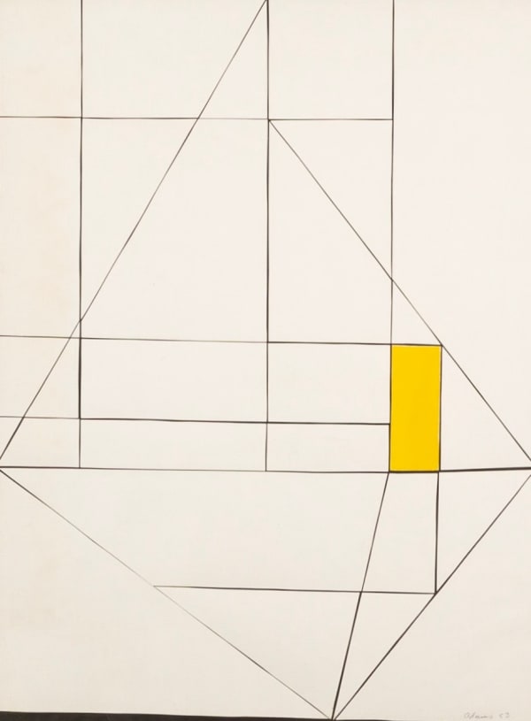 Robert Adams, Untitled (Lines), 1953