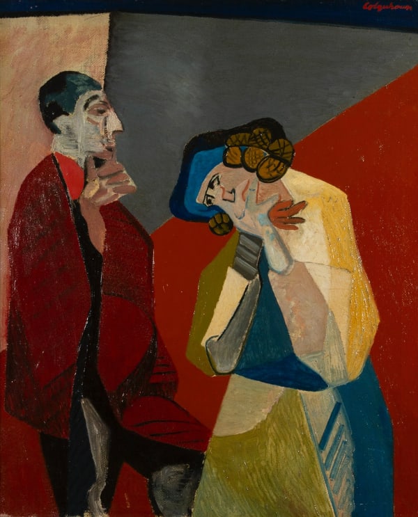 Robert Colquhoun, Two Figures, 1948, circa