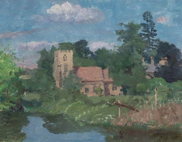 Allan Gwynne-Jones, From the Banks of Fairfax Hall by Waters Edge, 1932
