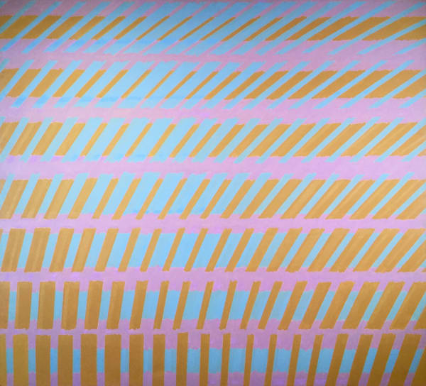 Michael Kidner, Yellow, Blue and Violet No.2, 1963