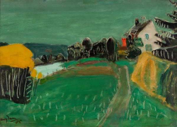 Henri Hayden, Landscape, 1955