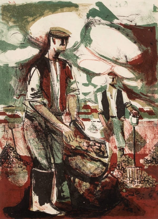Clifford Fishwick, Digging Potatoes, 1952