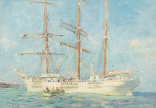 Henry Scott Tuke, The White Barque, 1901
