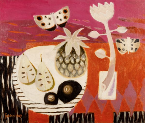 Mary Fedden, The Red Table, 1987