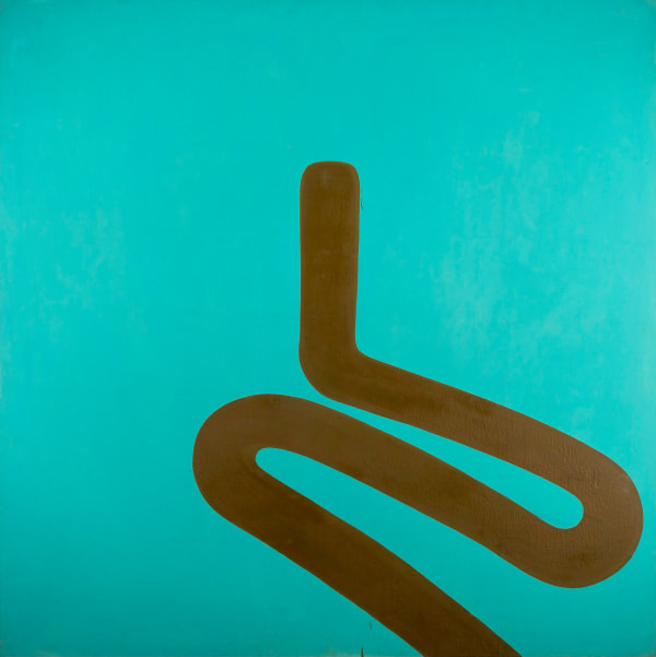 Paul Huxley, Line on Turquoise, No.25 - July, 1963