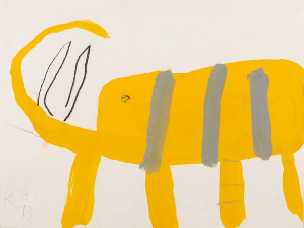 Roger Hilton, Yellow Elephant, 1973