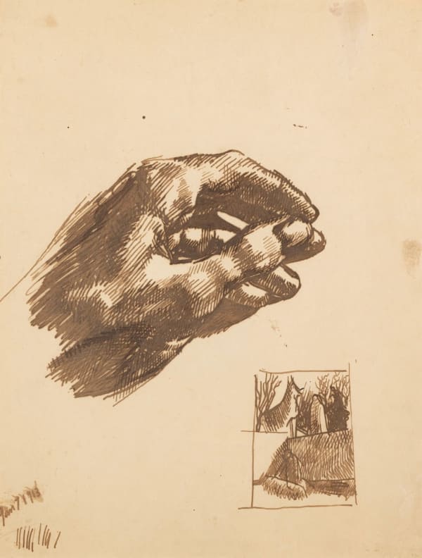 Stanley Spencer, The Artist's Left Hand, 1913