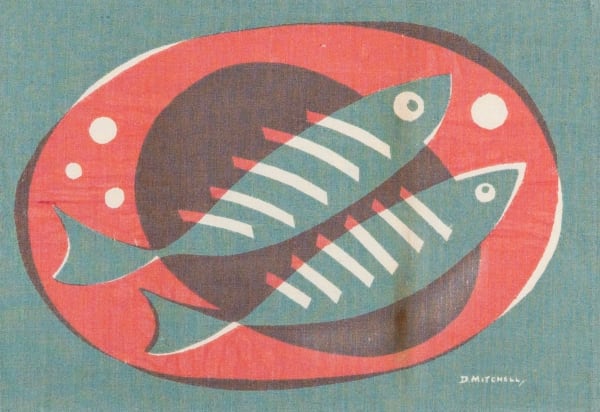 Denis Mitchell, Two Fish on a Plate, from Porthia, 1955 circa