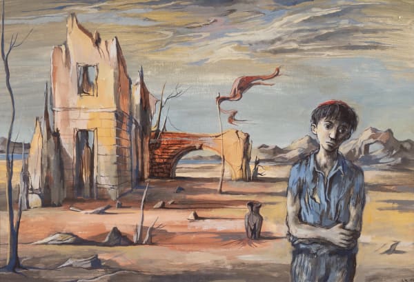 John Minton, Figure in a Deserted Landscape, 1942