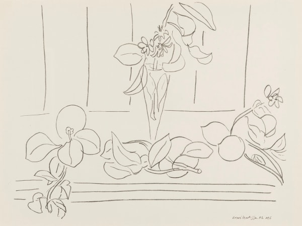Henri Matisse, Flowers, from Dessins, 1942